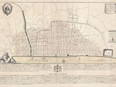 historic map of london